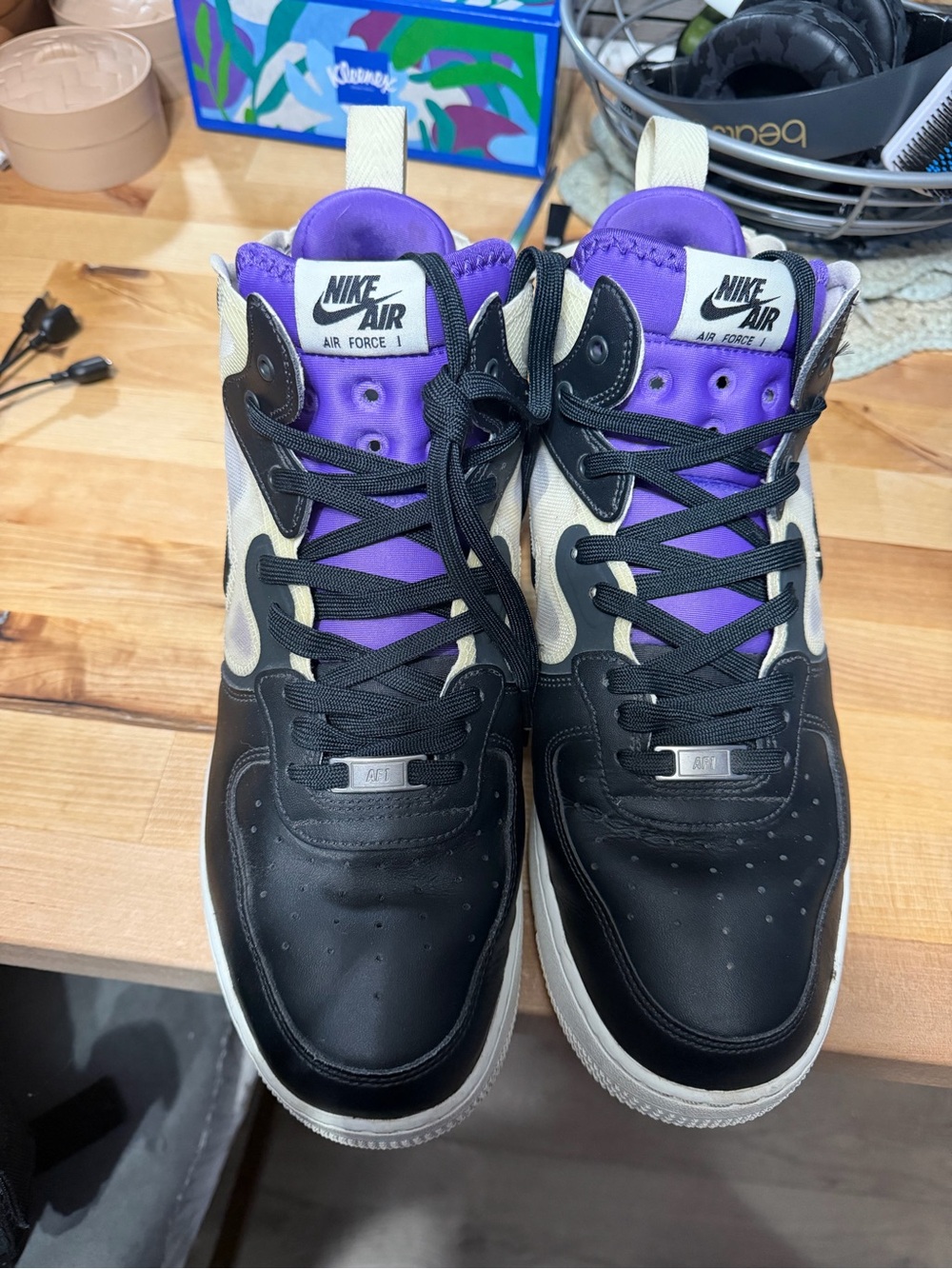 Nike Air Force 1 Mid React “Off Noir Action Grape”